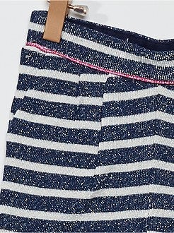 Short en molleton rayé - Kiabi