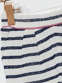 Short en molleton rayé - Kiabi