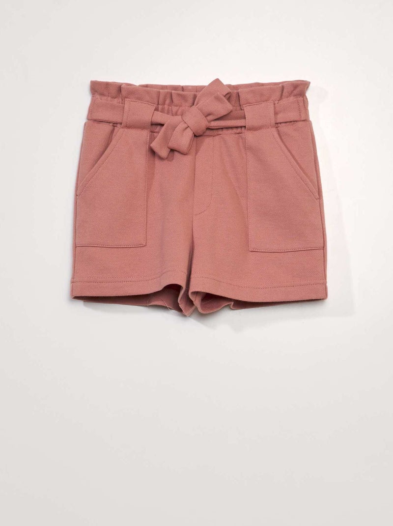 Short en molleton Rose - Kiabi
