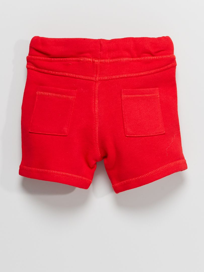 Short de plage - rouge chiné - Kiabi - 4.00€