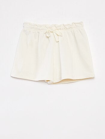 Short en molleton uni