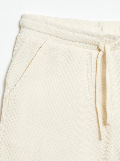 Short en nid d'abeilles - Kiabi