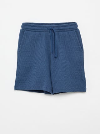 Short en nid d'abeilles