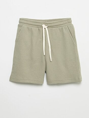 Short en nid d'abeilles