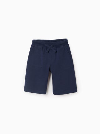 Short en Piqué de Coton