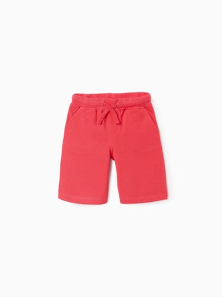 Short en Piqué de Coton