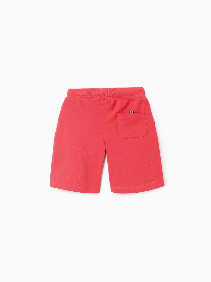 Short en Piqué de Coton Rouge - Kiabi