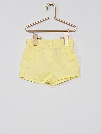 Short en popeline éco-conçu