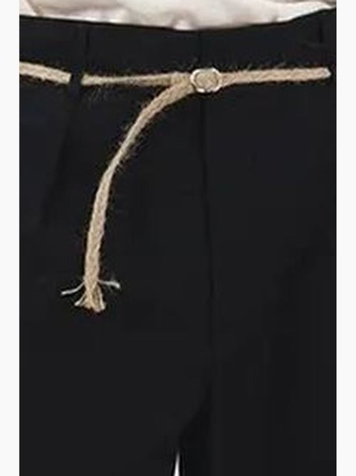 Short en popeline taille mi-haute, coupe décontractée et ceinture giesto - Kiabi Short en popeline taille mi-haute, coupe décontractée et ceinture giesto - Kiabi