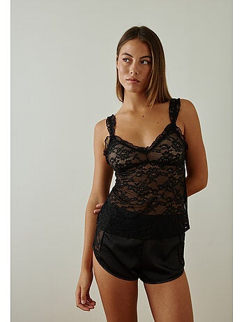 Short en satin carmène