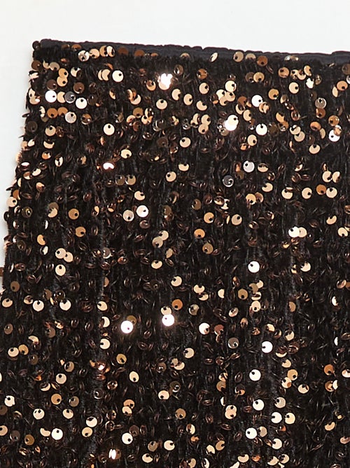 Short en sequins uni - Kiabi