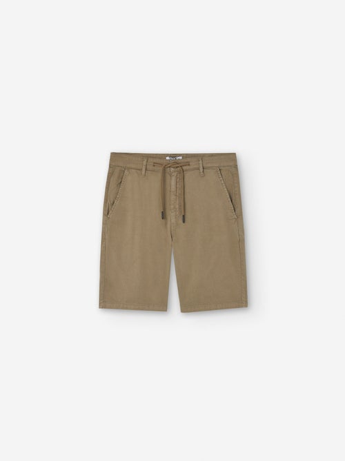 Short en Sergé avec Cordon - Kiabi