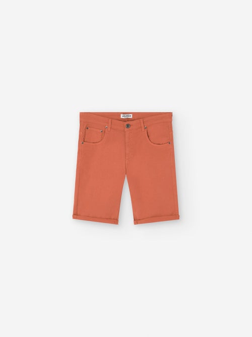 Short en Sergé avec ourlets à revers - Kiabi