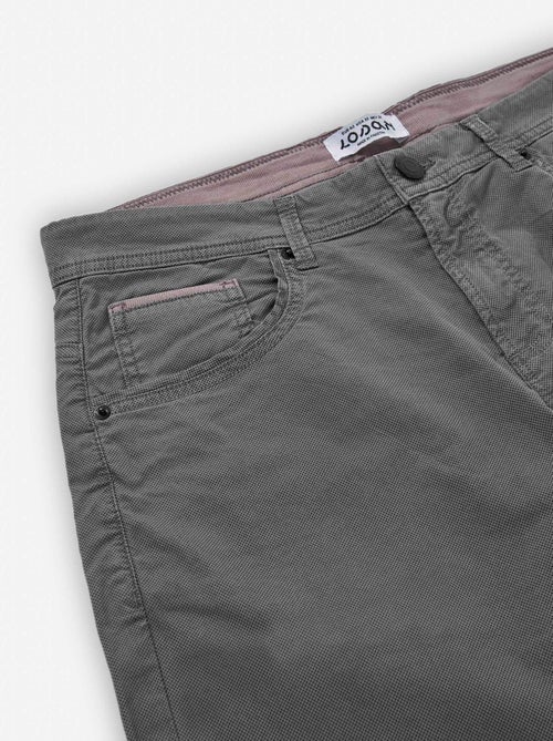Short en Sergé avec Ourlets Pliés - Kiabi