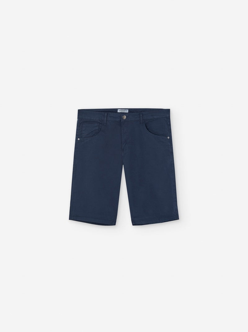 Short en Sergé Bleu - Kiabi