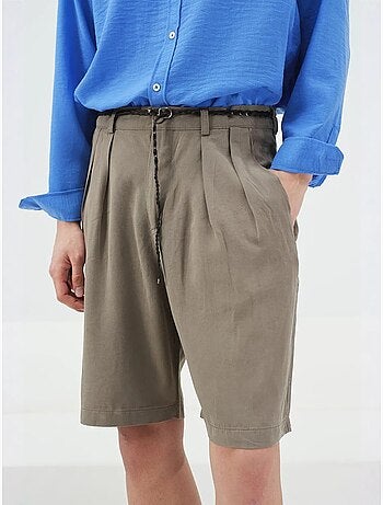 Short en tencel taille moyenne pour homme giesto