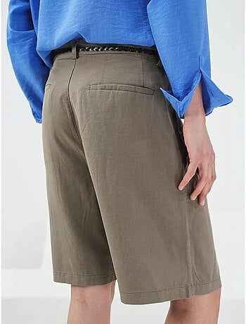 Short en tencel taille moyenne pour homme giesto