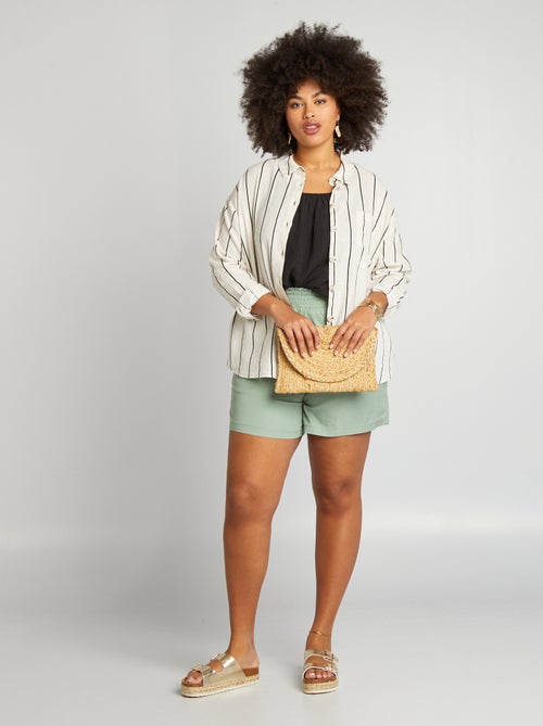 Short en tencel - Kiabi