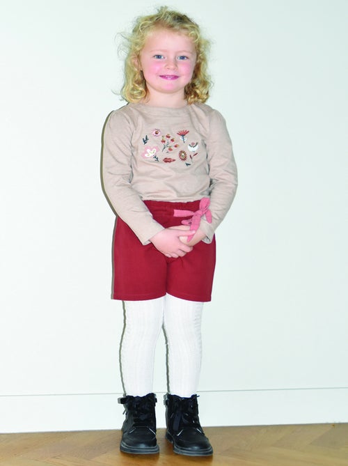 Short en toile nattée Paolina - Kiabi