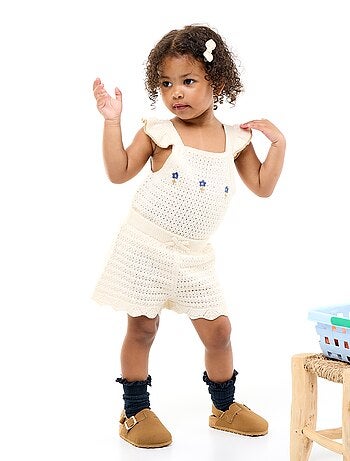 Short en tricot uni