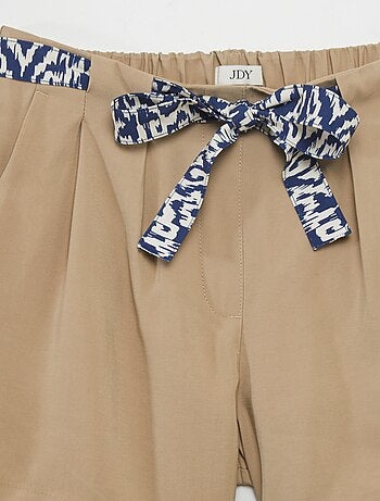 Short en twill avec ceinture imprimée 'JDY'