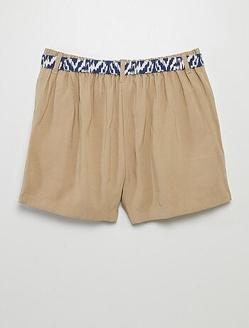 Short en twill avec ceinture imprimée 'JDY'