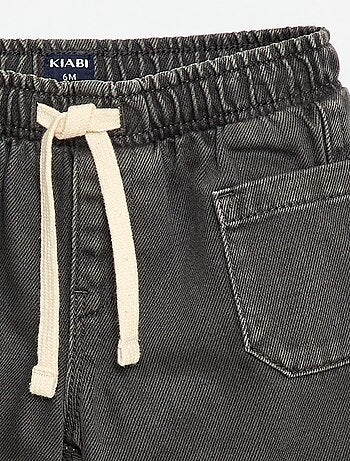 Short en twill avec poches plaquées