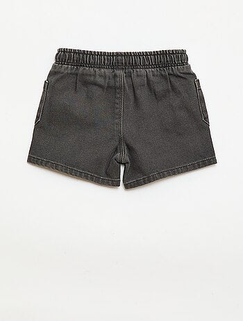 Short en twill avec poches plaquées