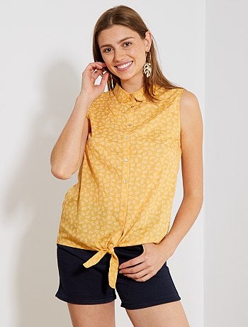 Short en twill braguette boutonnée - Kiabi