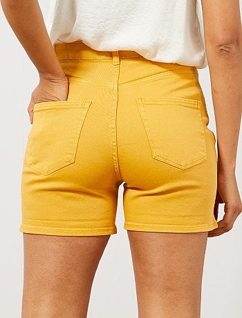 Short en twill braguette boutonnée - Kiabi