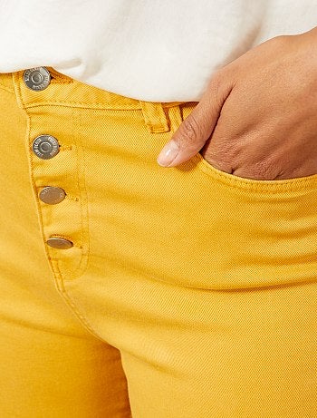 Short en twill braguette boutonnée - Kiabi