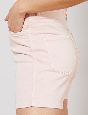 Short en twill braguette boutonnée - Kiabi