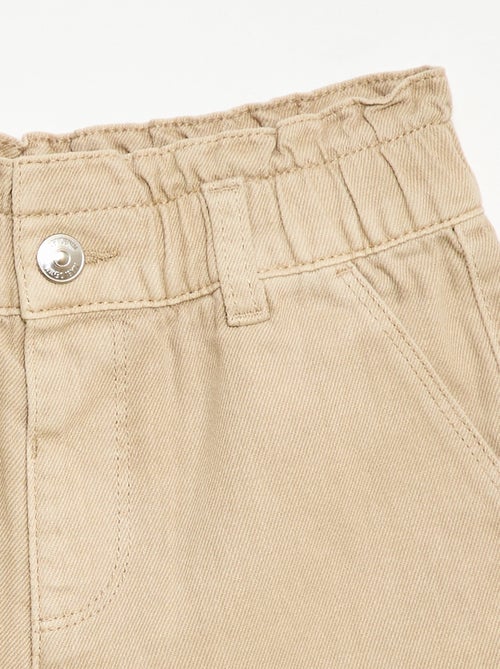 Short en twill uni - Kiabi