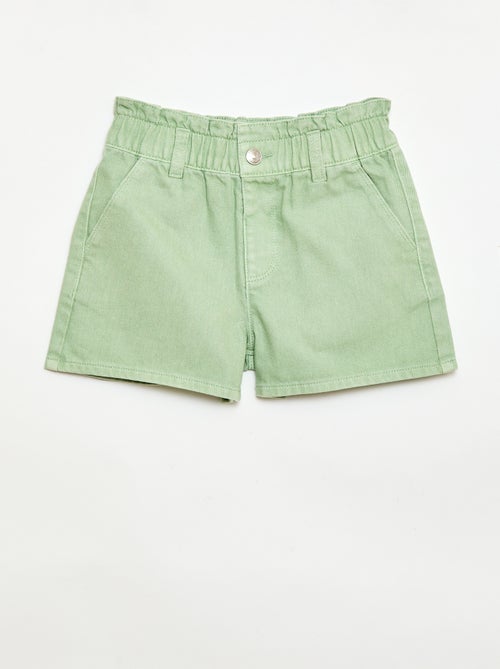 Short en twill uni - Kiabi