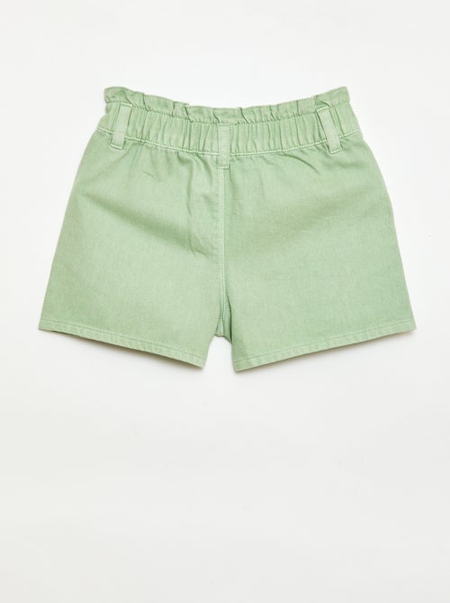 Short en twill uni - Kiabi