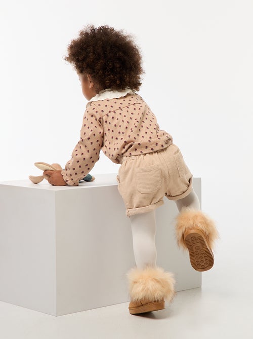 Short en velours - Kiabi