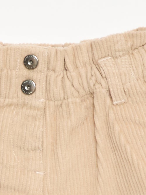 Short en velours - Kiabi