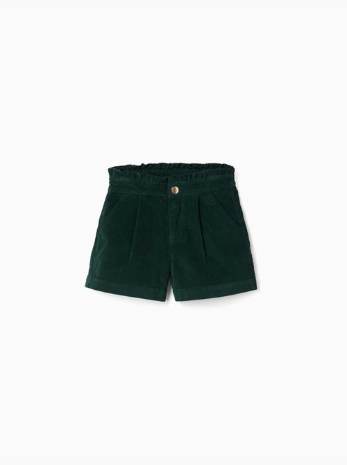 Short en velours côtelé avec plis devant - Kiabi Short en velours côtelé avec plis devant - Kiabi