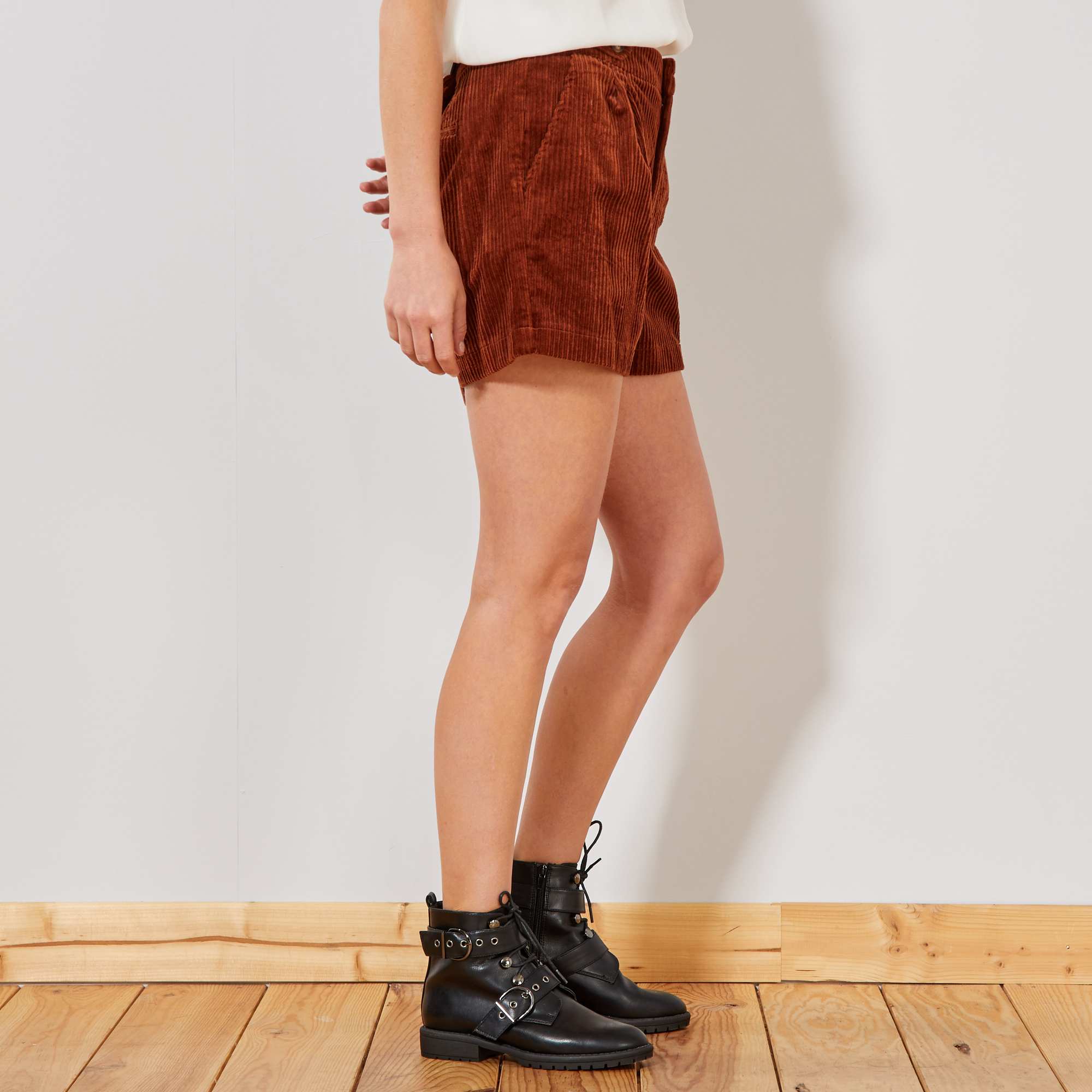 short velours femme zara