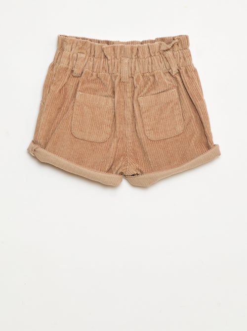 Short en velours - Kiabi