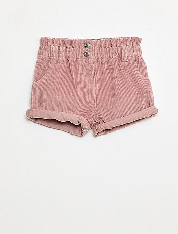 Short en velours