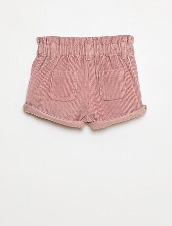 Short en velours