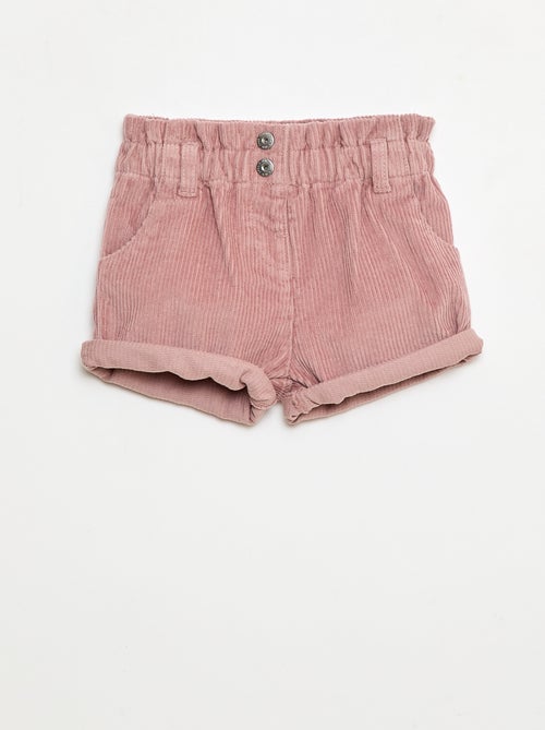 Short en velours - Kiabi