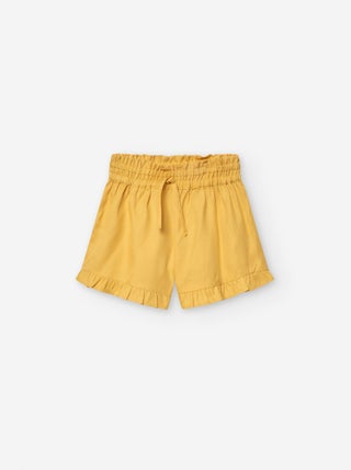 Short en Viscose avec Volants