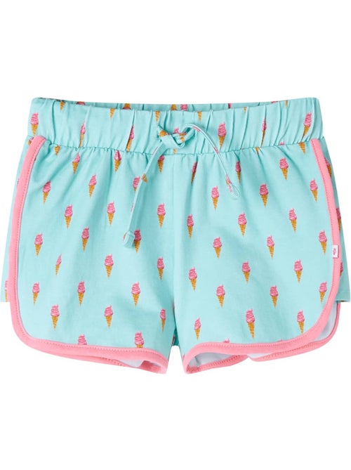 Short enfant coton 94% avec lien à la taille imprimé glace - vidaxl - Kiabi Short enfant coton 94% avec lien à la taille imprimé glace - vidaxl - Kiabi