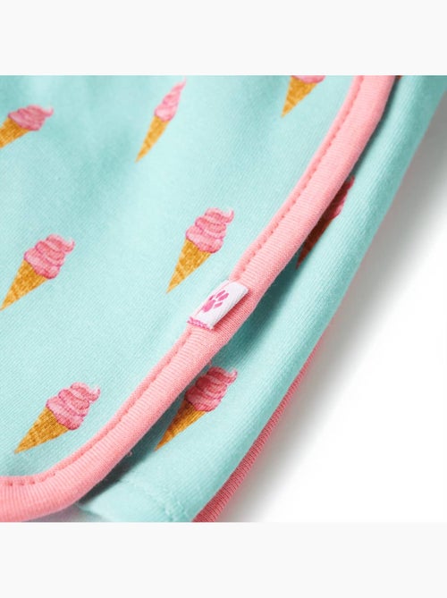 Short enfant coton 94% avec lien à la taille imprimé glace - vidaxl - Kiabi Short enfant coton 94% avec lien à la taille imprimé glace - vidaxl - Kiabi