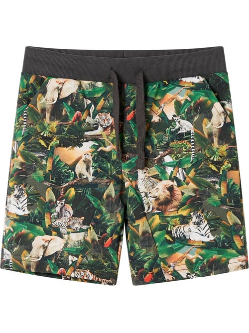Short enfant coton élasthanne bleu pétrole imprimé animaux et plantes - vidaxl - Kiabi Short enfant coton élasthanne bleu pétrole imprimé animaux et plantes - vidaxl - Kiabi