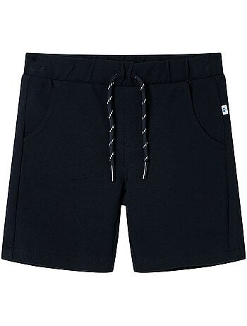 Short enfant coton extensible à taille élastique à cordon - vidaxl