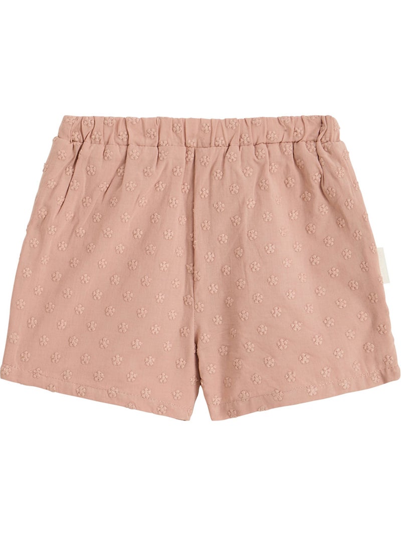 Short enfant en broderie anglaise Poésie d'été Rose - Kiabi