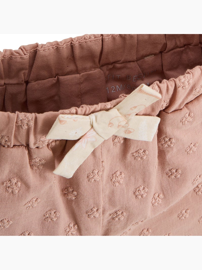 Short enfant en broderie anglaise Poésie d'été Rose - Kiabi